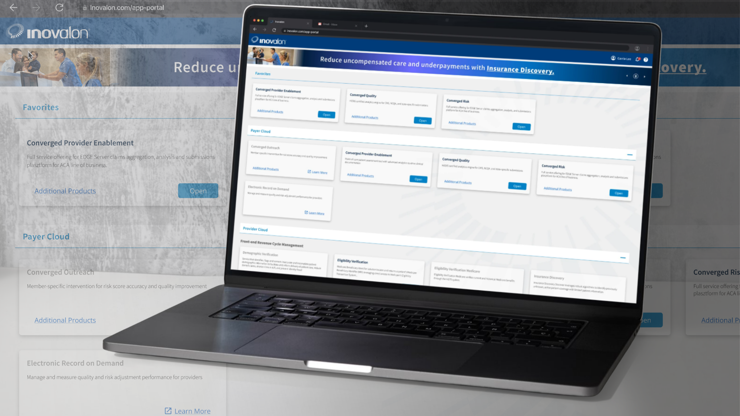 Inovalon Application Portal
